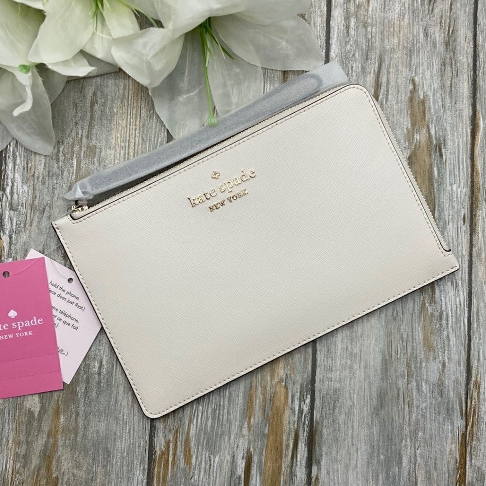 Women’s KATE SPADE Staci Medium Zip L Wristlet Bag Wallet Purse